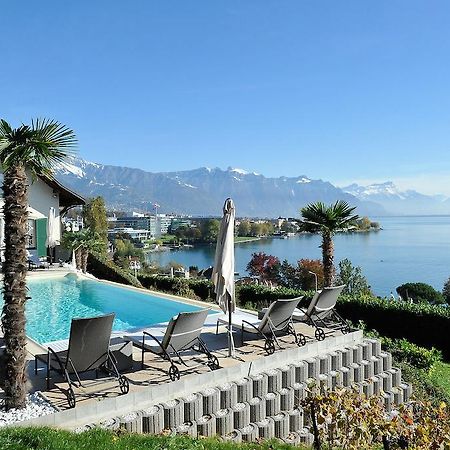 Corseaux Beach Rooms-Riviera Beach Apartments Vevey Luaran gambar