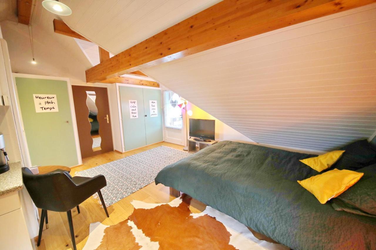 Corseaux Beach Rooms-Riviera Beach Apartments Vevey Luaran gambar