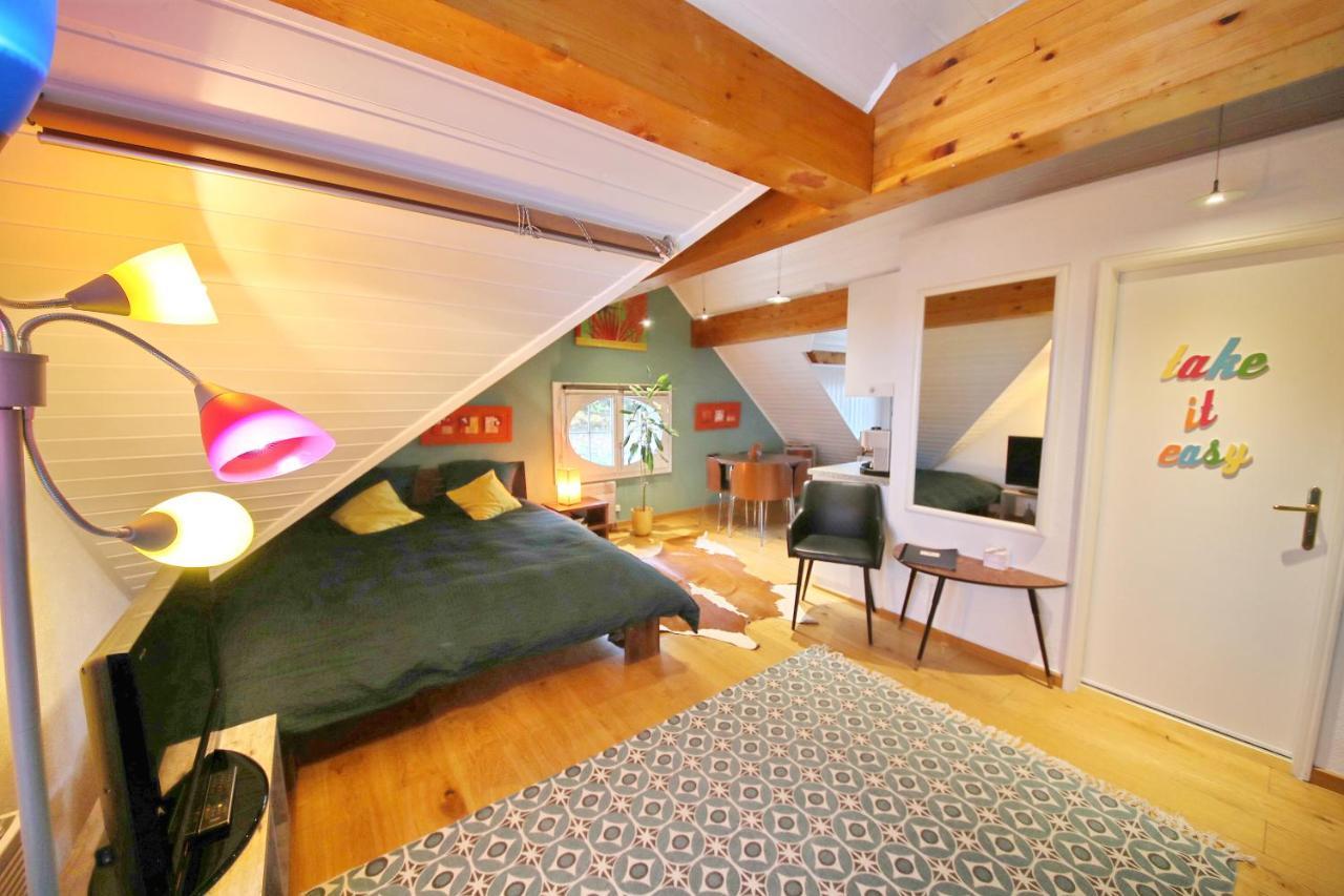 Corseaux Beach Rooms-Riviera Beach Apartments Vevey Luaran gambar