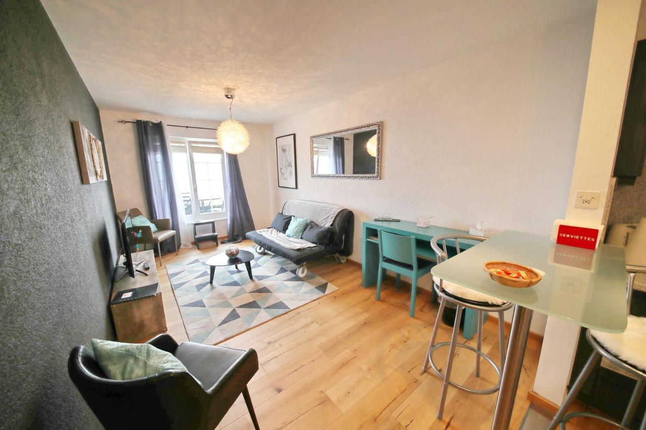 Corseaux Beach Rooms-Riviera Beach Apartments Vevey Luaran gambar