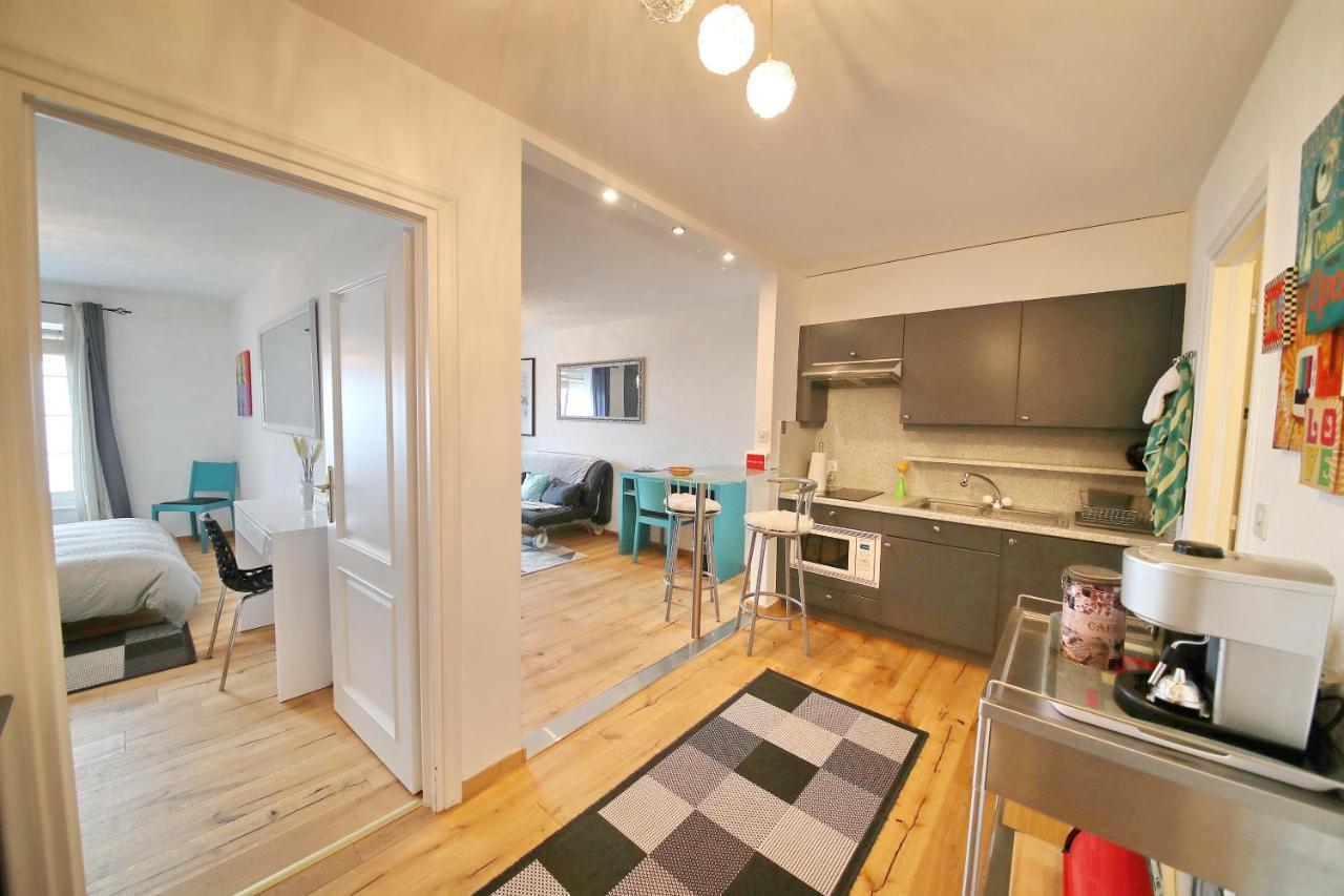 Corseaux Beach Rooms-Riviera Beach Apartments Vevey Luaran gambar