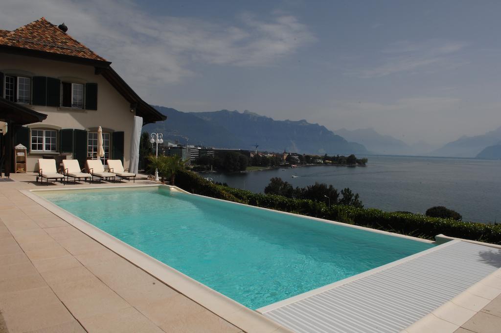 Corseaux Beach Rooms-Riviera Beach Apartments Vevey Luaran gambar