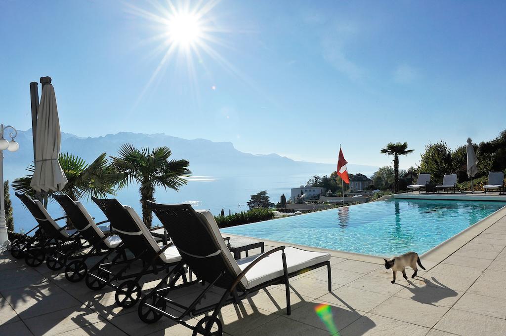 Corseaux Beach Rooms-Riviera Beach Apartments Vevey Luaran gambar